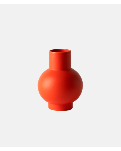Raawii - Strøm Vase Small - Strong Coral